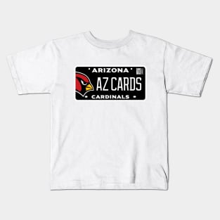 Arizona Cardinals Vanity Plate Kids T-Shirt